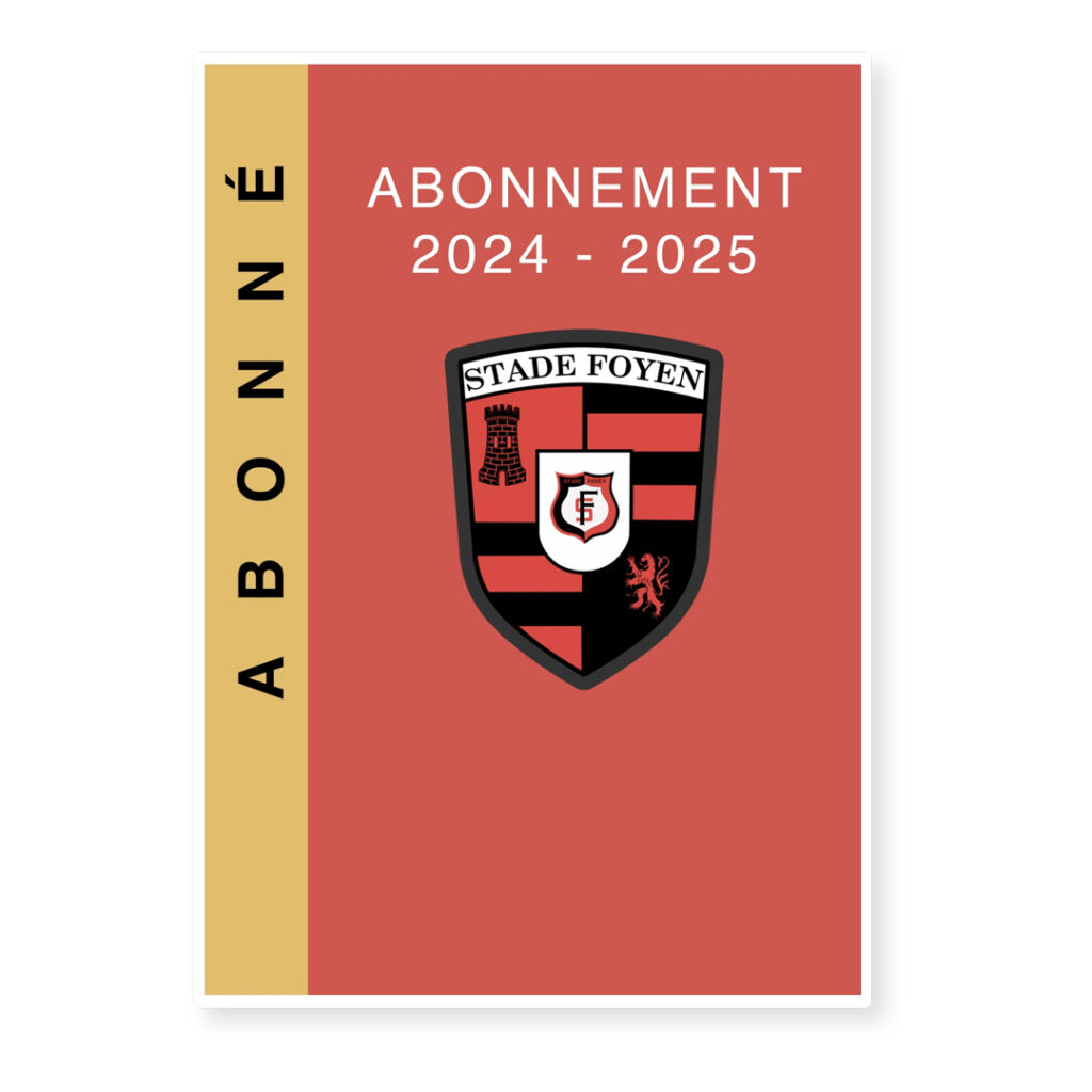 Carte Abonnement Abonné Stade Foyen