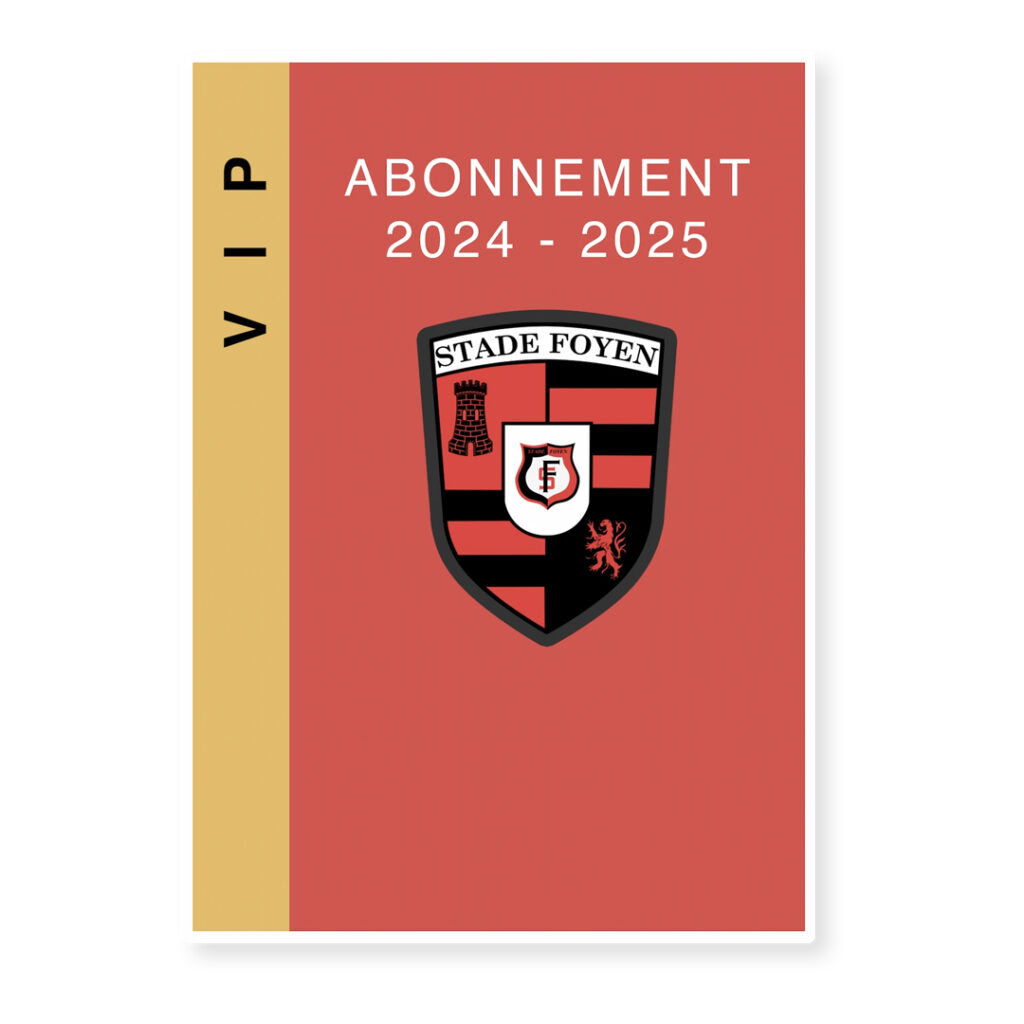 Carte Abonnement VIP Stade Foyen